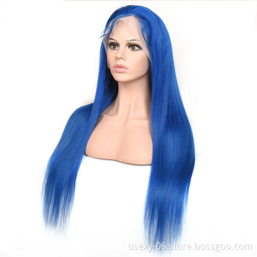Usexy HD glueless blonde human hair full lace wig,HD wig vendor 100% natural brazilian human hair full lace wigs for black women